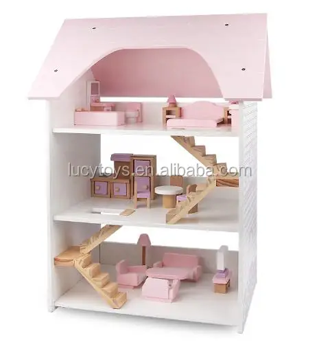 Casas De Muñecas De Madera Para Niños Y Niñas,Juguetes Educativos  Grandes,Naturales,Venta Al Por Mayor - Buy Pequeña Muñeca De Diy Kit De Casa,Los  Niños Juguetes Muñeca Casa Miniatura Muebles,Jugar Muñeca Casas De