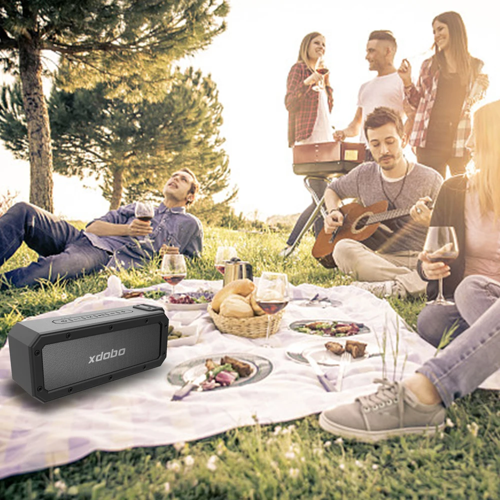 2021 latest powerful bass handsfree outdoor sports waterproof 40W wireless bluetooth speaker - ANKUX.COM