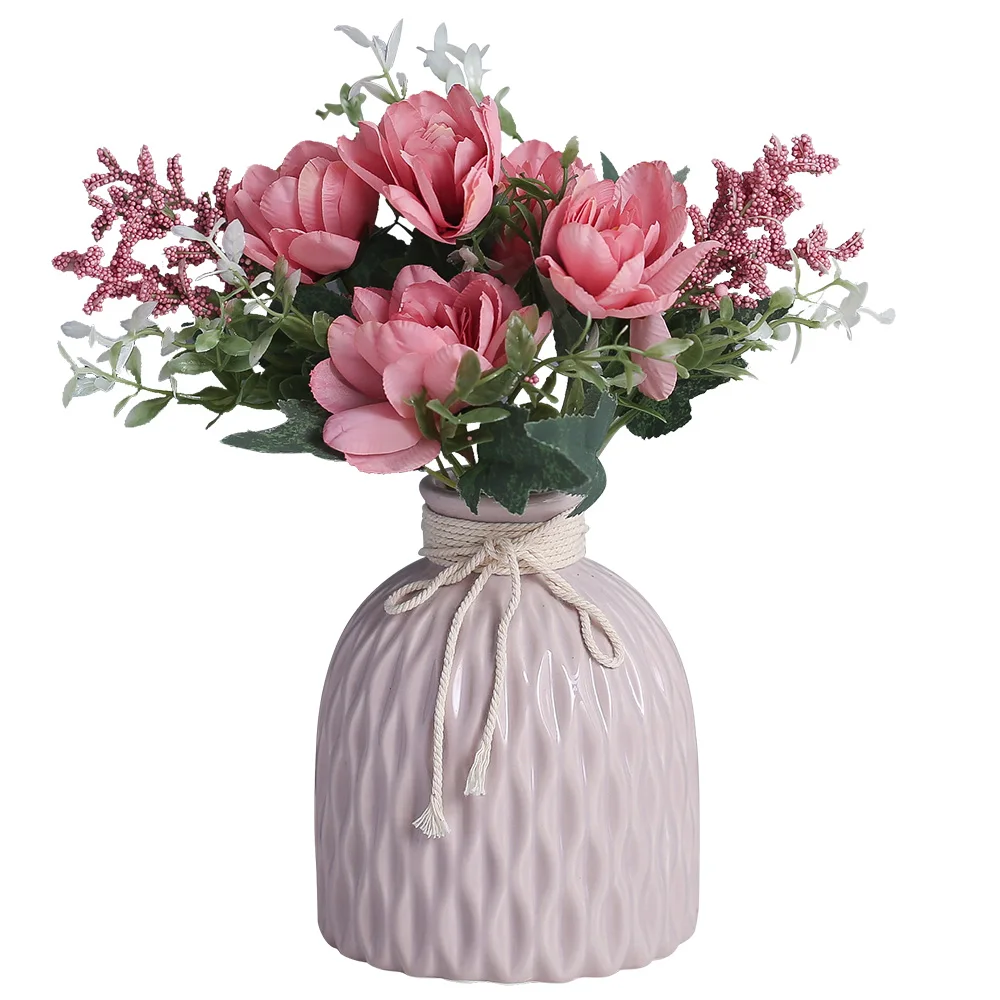 Flower Vase Ceramic Vases Flower Arrangement Wedding Living Room