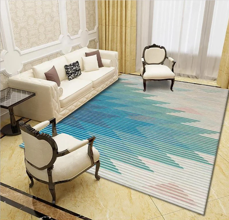 Study Rugs Large Soft Study Room Rugs - Modern Geometric Designs