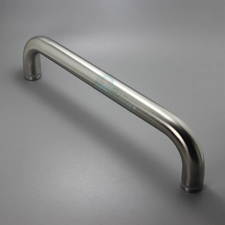 Stainless Steel 316 D Shape Single Sided Door Pull Handle With Cover