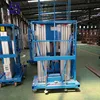 telescopic ladder 15 meter aluminum alloy lift adjustable arm rest stand stationary aerial work platform