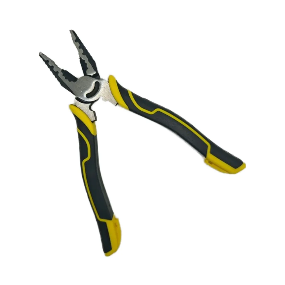 Industrial-Grade Multi-Functional Oblique Needle-Nose Pliers Customizable Electrician Wire Strippers Camping Cutting Tool OEM details