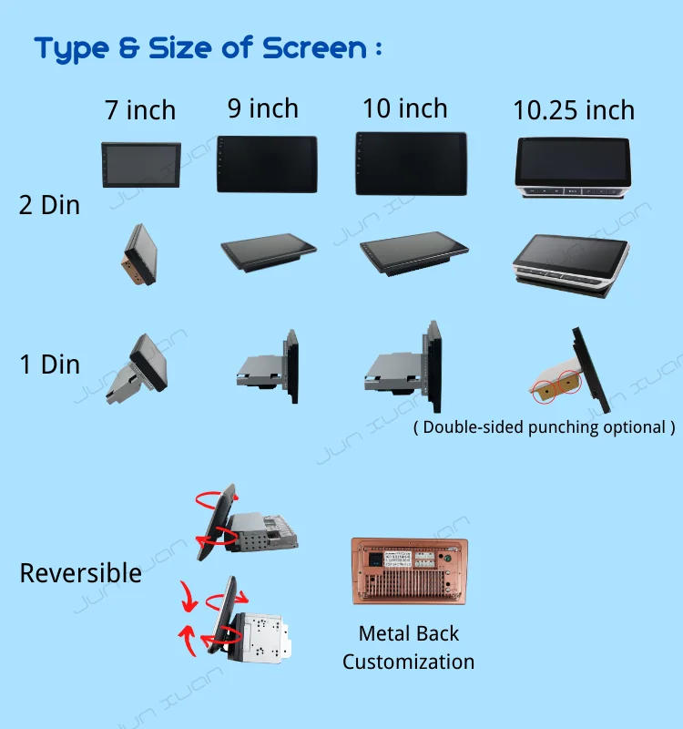 2 Din Android10.0 CAR GPS Stereo Radio Multimedia player navigation GPS For Audi A4L car radio 2008 - 2014