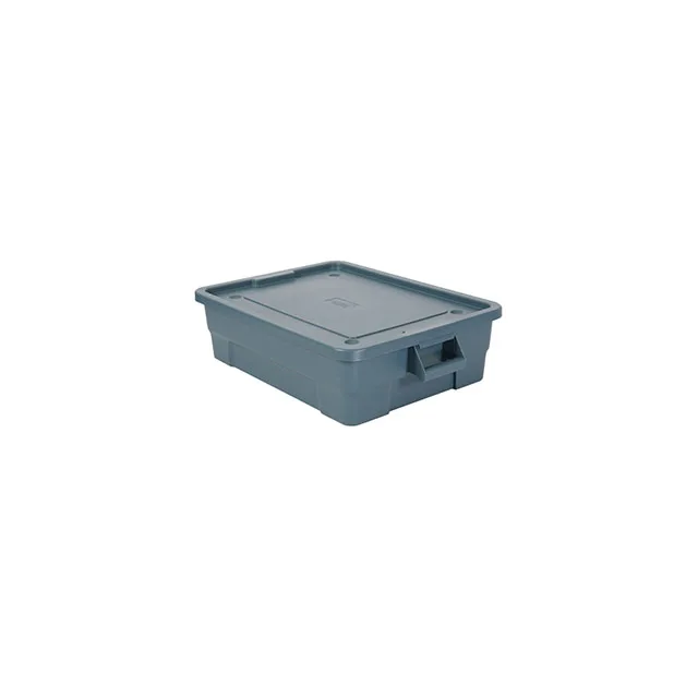 Stackable Plastic Storage Box Tote Organizing Container With Durable