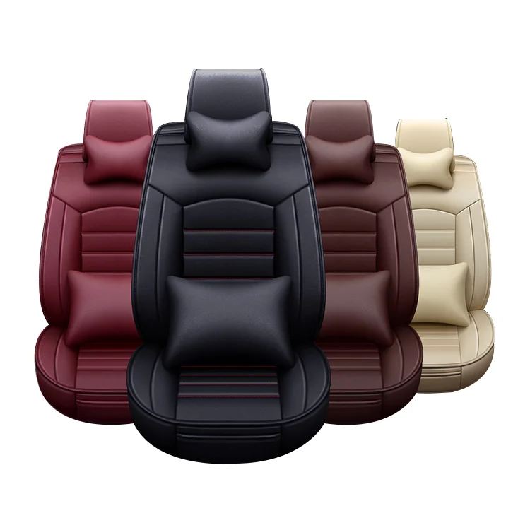 
High Quality Accessories Car Durable Universal Pu Leather 5d Car Seats Cover 