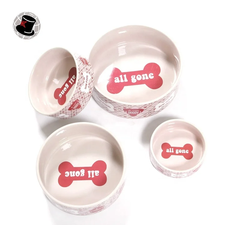 Personalised Stoneware Pet Bowls