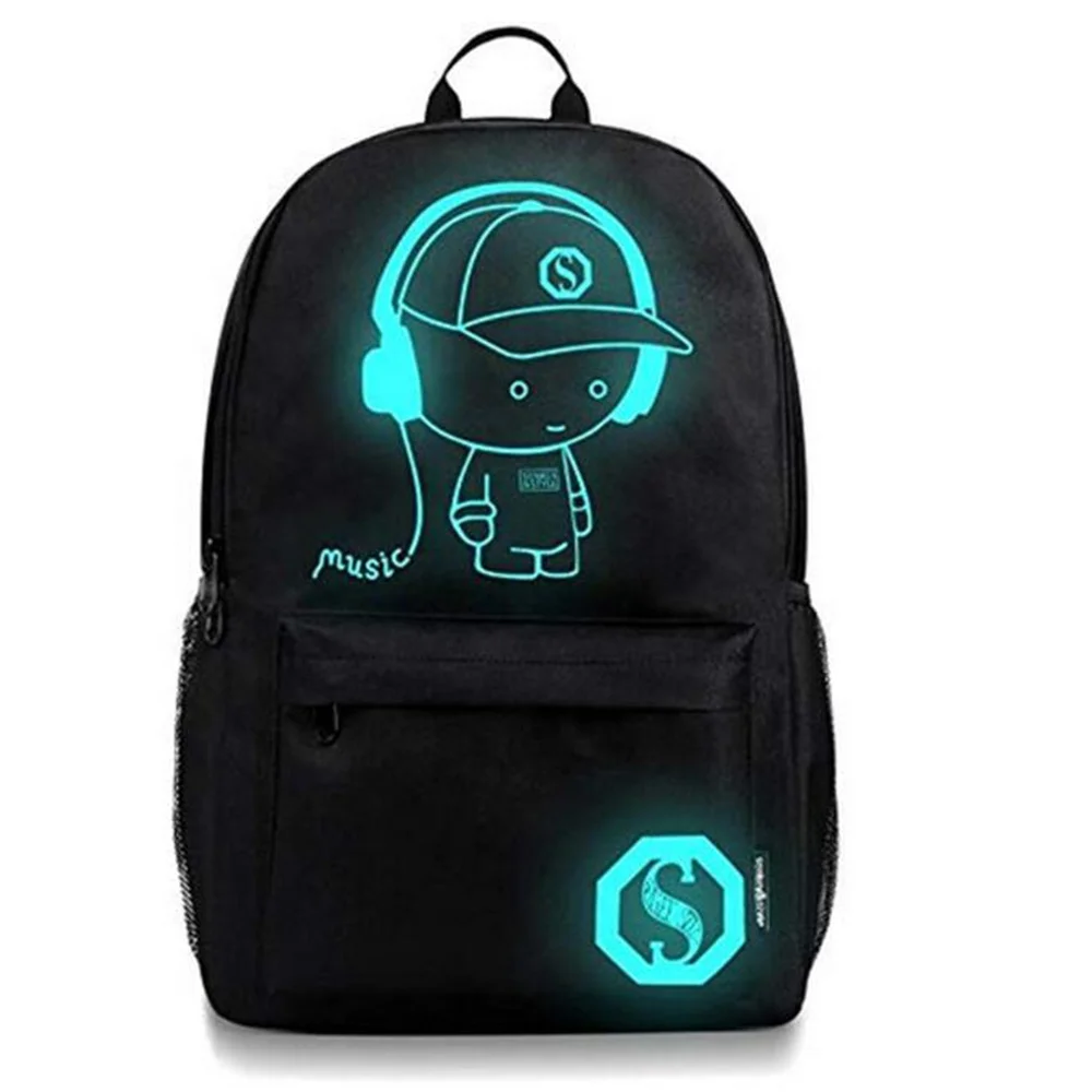 
Anti-thief Nightlight Children School Backpack Anime Luminous School Bags For Boy Girl Student Schoolbag 