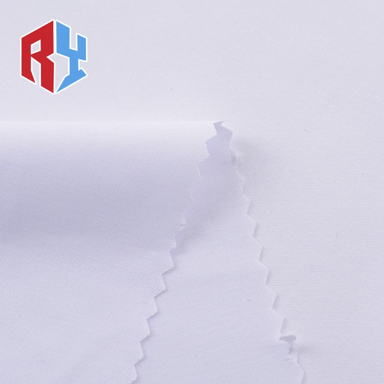 
Quick delivery wholesale 100% spun polyester white stock lot abaya thobe fabric japan 