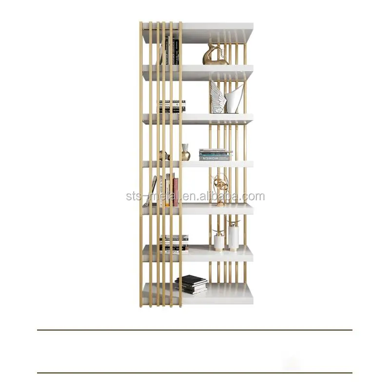 Modern Luxurygold Book Shelf Stainless Steel Bookcase Buy French