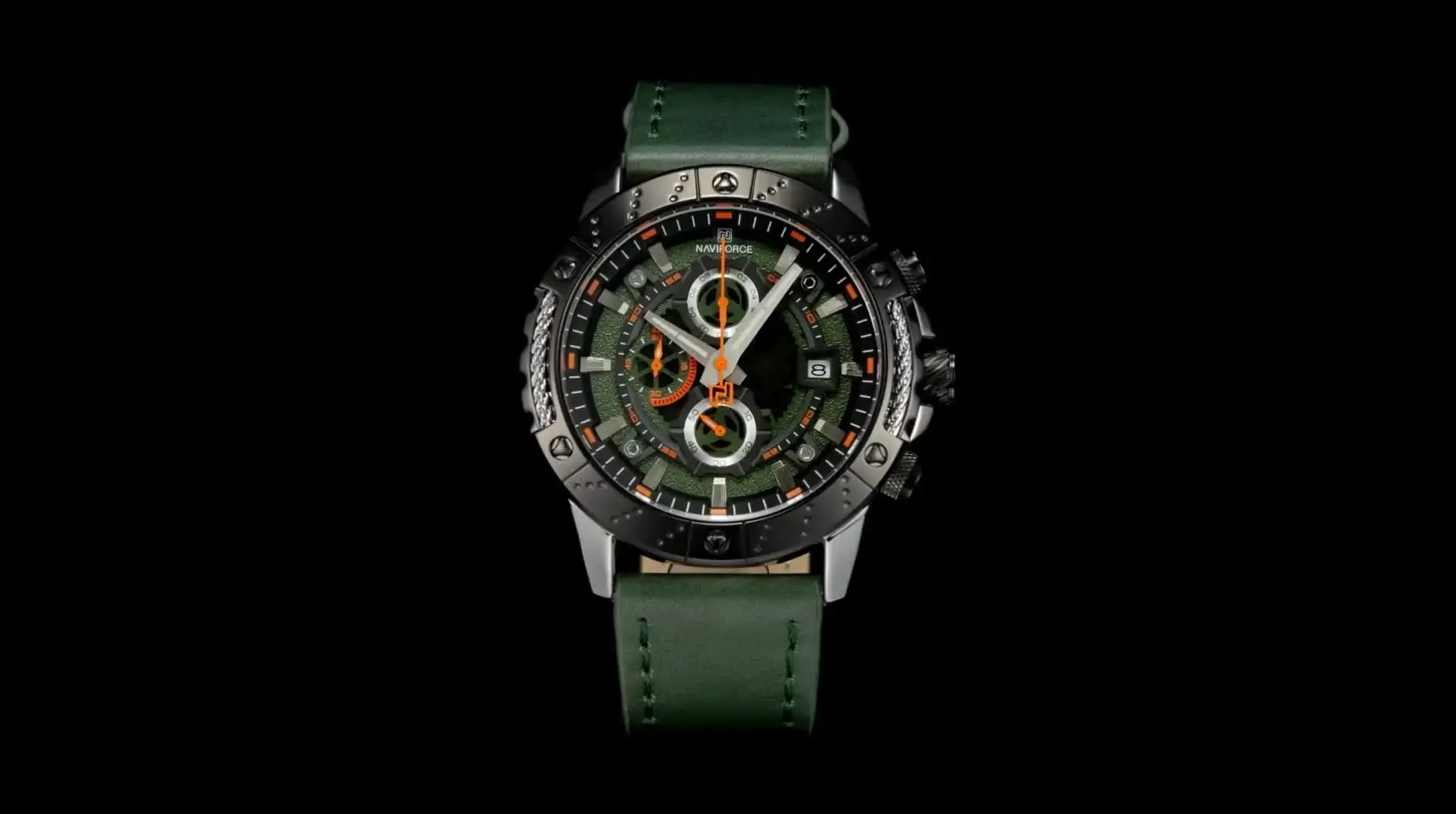 NAVIFORCE NF8055 Quartz Watch for Men - Original Leather