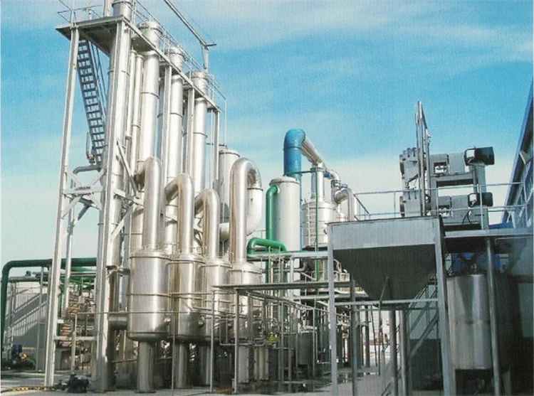 falling film evaporator ethanol