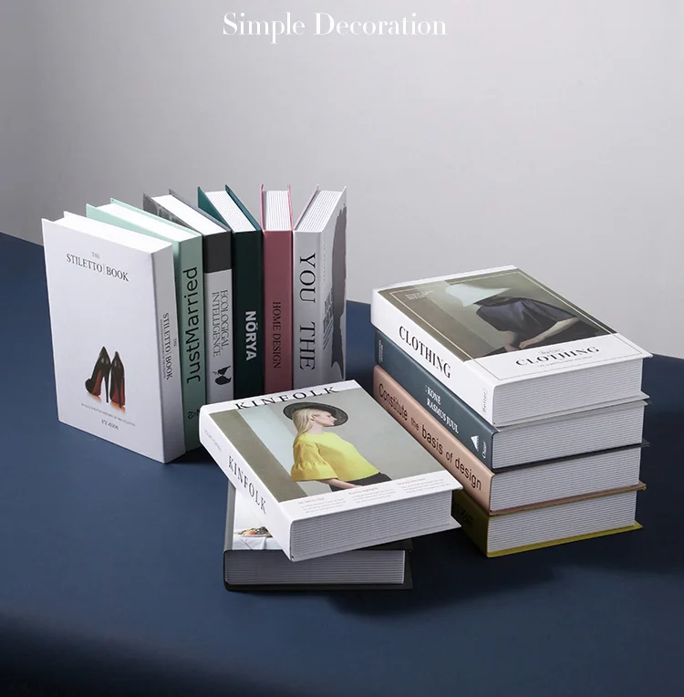 Decorative books Fashion books Designer handmade books