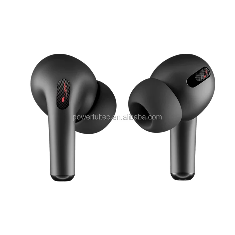 Gps Rename Mini 1:1 TWS Pro 3 Bluetooth Headphone Noise Cancelling Earbud Wireless Charging Earphone For Apple Airpods Pro Black - ANKUX.COM