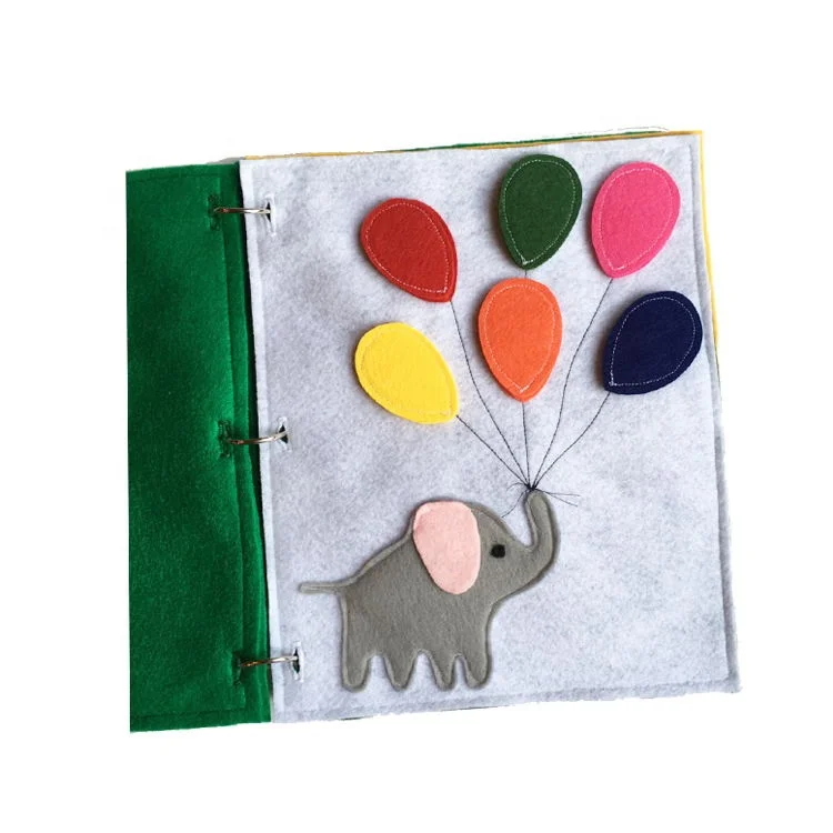 
Early childhood soft cloth quiet book 