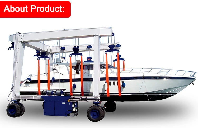 Yacht boat hoist lifting Gantry Crane Machine