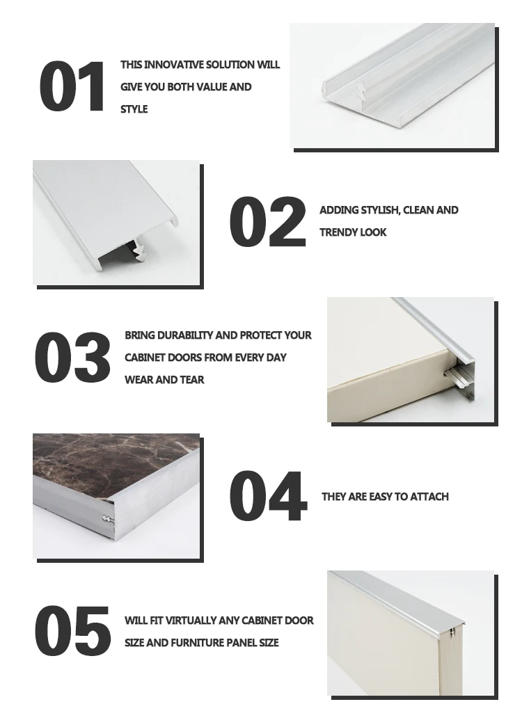 Lenwa Factory Aluminum T Trim Edging For & Countertop & Various