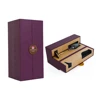 limited edition custom produced deluxe textured paper cardboard boxes for champagne glasses