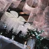 Wedding Decorative Door Divider Spaghetti Silver Curtain Thread