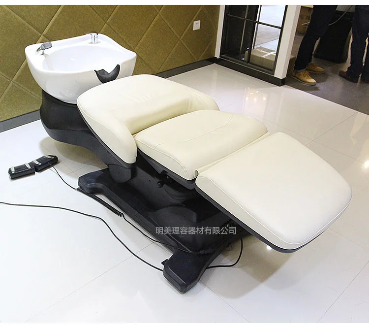 Hair Wash Equipment Electric Adjustable Shampoo Chair Salon Sink