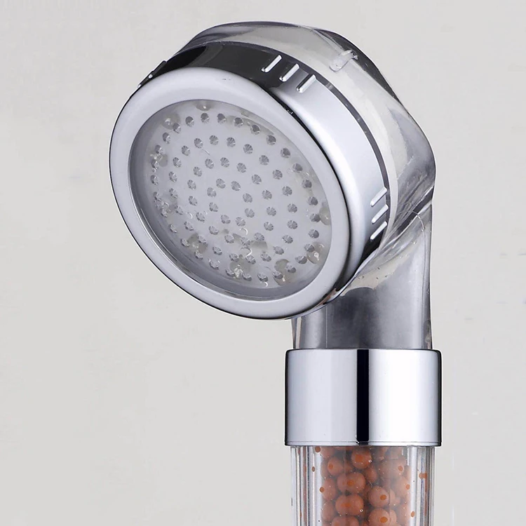 2020 Wholesale LED IONIC HAND SHOWER Filter BALL hand shower