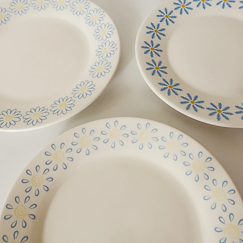 Solhui Decorative Flower Ceramic Dinner Plate Buy Large Decorative