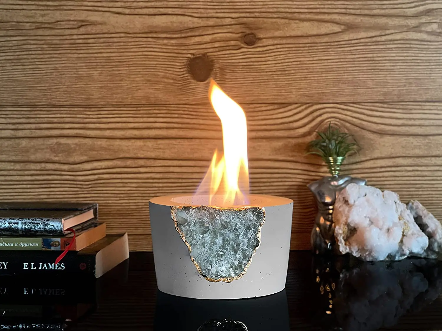 Portable Table Top Small Chiminea Meditation Bowl Mini Fire Bowl Pit