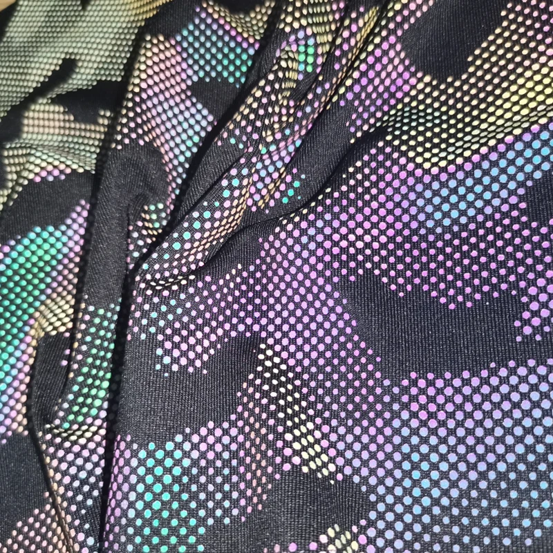 Black Marché Reflective Run Short
