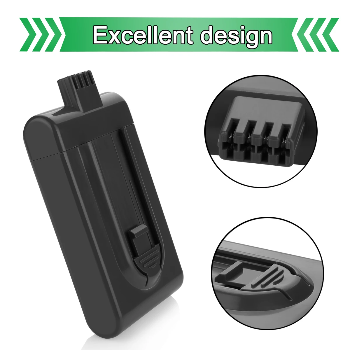 21.6v 2500mah Replacement For Dyson Dc16 Vacuum Cleaner 18650 Liion