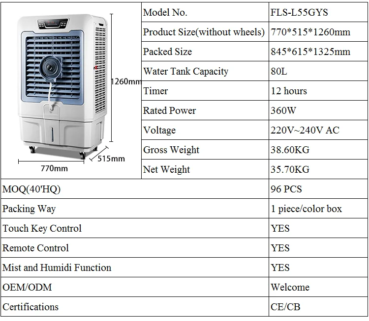 Portable Evaporative Air Cooler Body Plastic Water Cooler Fan Buy Air