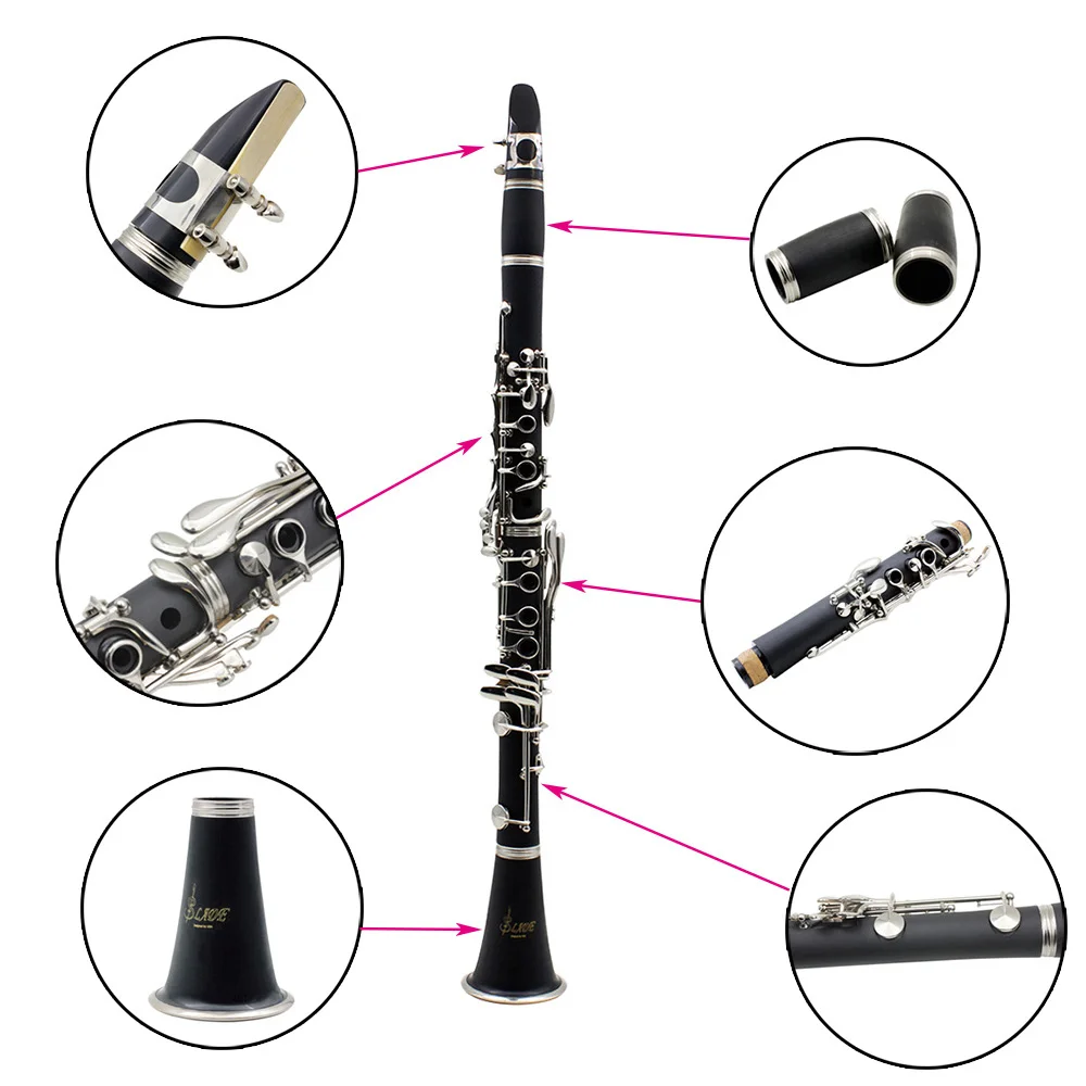slade クラリネット SLADE Bb Clarinet 17 Keys Bakelite Wooden Professional