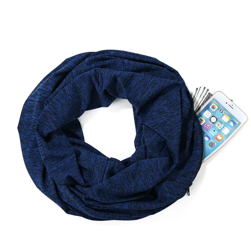 Top Fashion Scarves For Women Infinity Scarf With Zipper quality - Convertible Soft Stretchy Travel Scarves