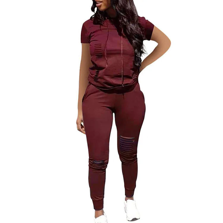 short sweatsuit set womens