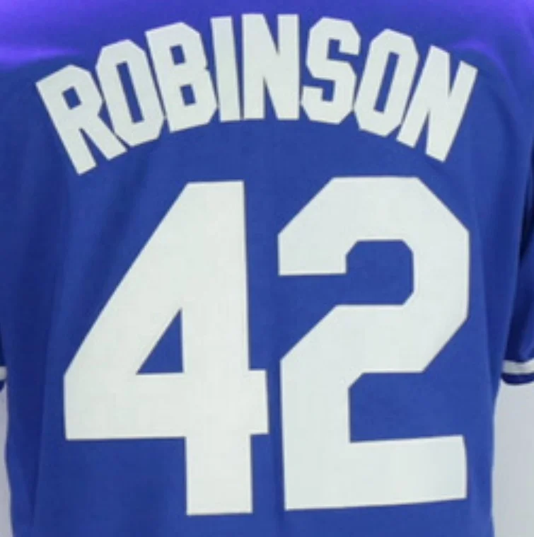 blue jackie robinson jersey