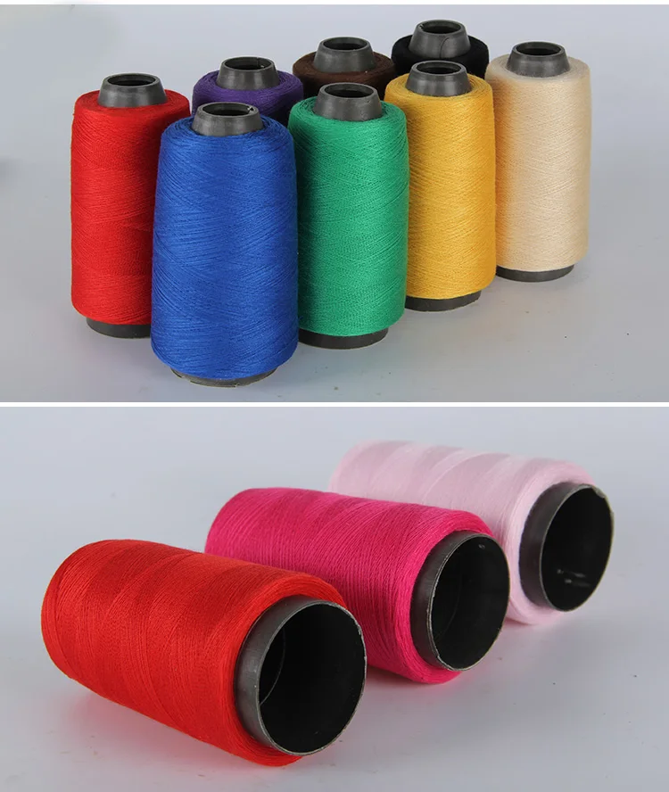 Tex 24 tex 90 20/2 20/3 40/2 40/3 Polyester Multicolor Rainbow