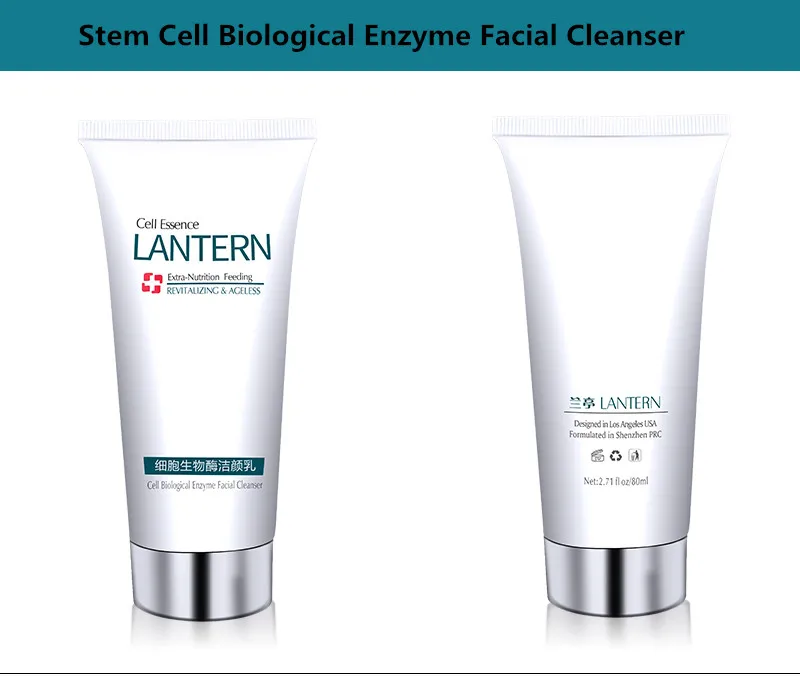 Private label Stem Cell Biological Enzyme Facial Cleanser, fash wash
