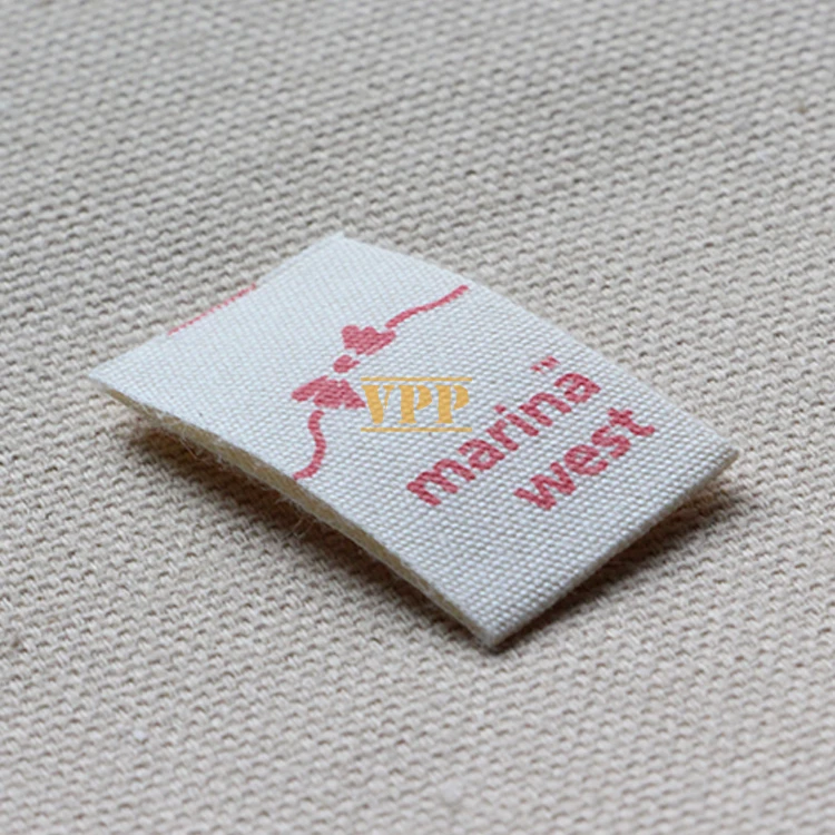 Cotton Fabric Labels For Baby Wear Sew In Organic Labels Side Seam Care ...