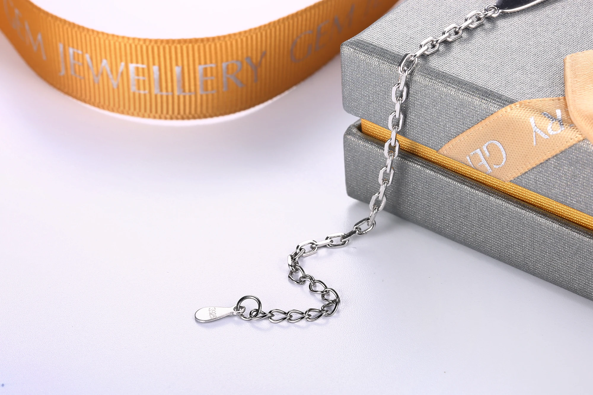 Simple custom 925 Sterling silver Bracelet Girls CZ Bracelet Jewelry women Happy bracelet(图3)