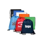 2020 New products custom printed full color polyester drawstring bag