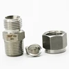 Stainless steel SS316 double ferrule male thread ZG3/8'' 10mm od swagelok compression fitting
