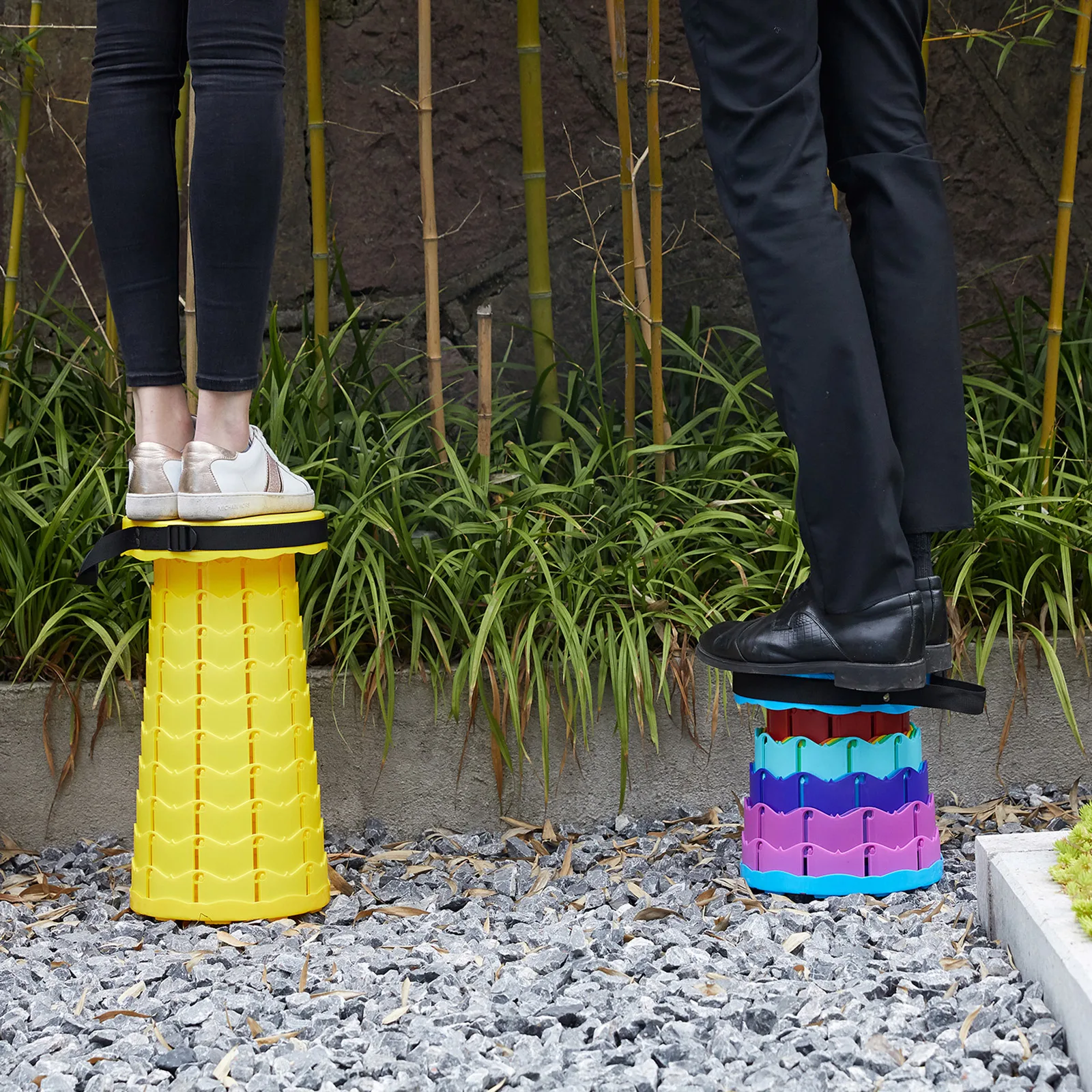 Custom Lightweight Portable Plastic Folding Camping Seat Telescopic Stool for Outdoor Travel Garden Fishing Trekking Barbecue factory