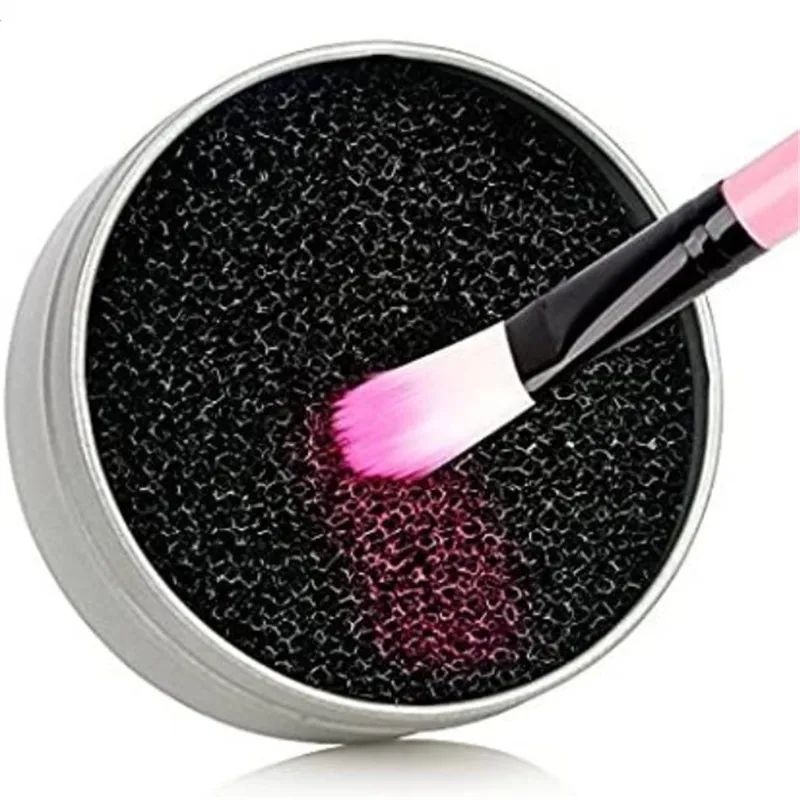 
Dry Color Sponge Makeup Brush Cleaner Removal Cleaning Scrubber Tool Cleaners 