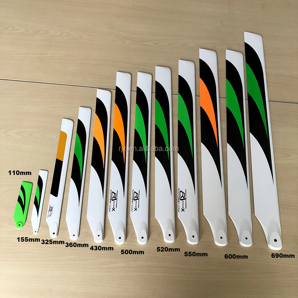 Professional 550 Mm Carbon Fiber Blades For Professional Rc Heli Buy