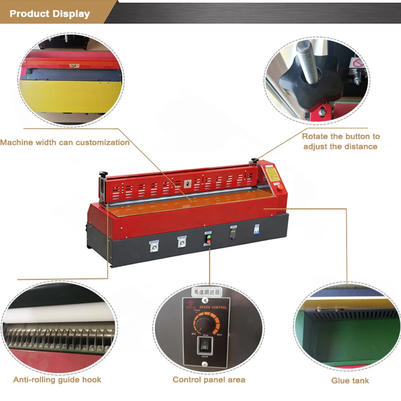 New Design Hot Melt Glue Coating Machine Glue Laminated Paper Machine