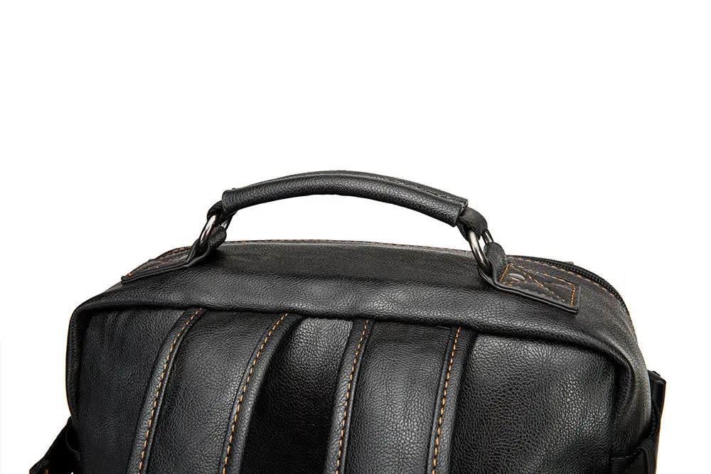 Promotional 2020 Newest Designer Multifunctional PU Leather Eminent Backpack Postal Laptop Satchel Bag