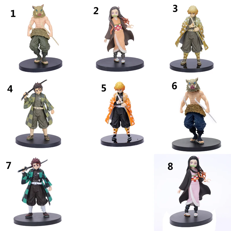 Demon Slayer 8style Kimetsu No Yaiba Anime Pvc Action Model Figure Toys ...