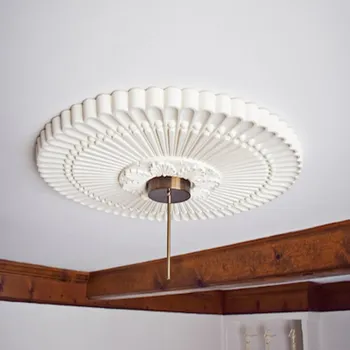 Quality House Ceiling Decoration Insulated Oval Plaster Medallion