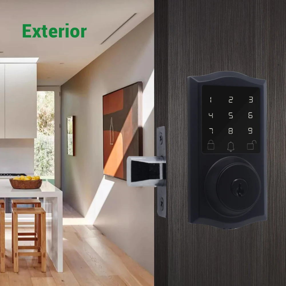 Tuya Ttlockelectronical Digital Deadbolt Locks Touchpad Adobe Master