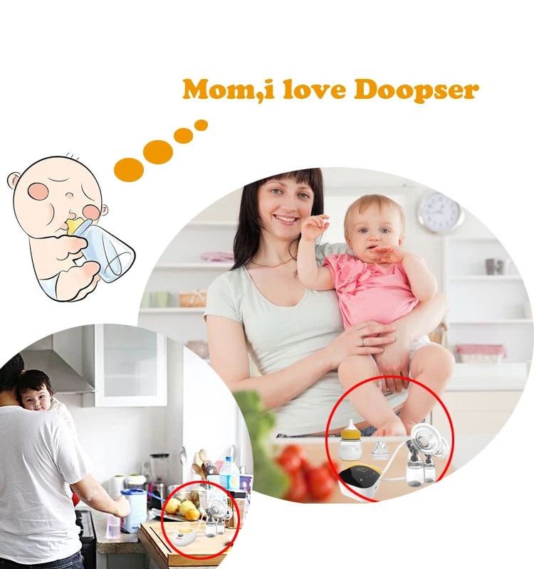 Natural 3d Breast Pump Initiation Technology Double Electric Pump With