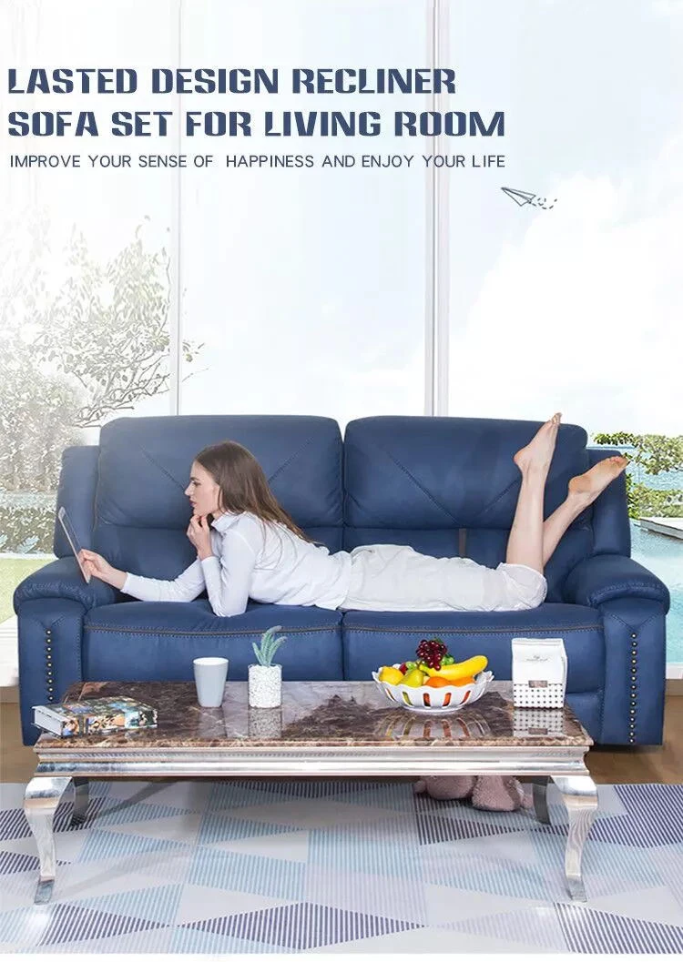 blue sofa loveseat set on Wholesale Canape Cuir Electrique De 2 Places China Manufacturers Living Room Blue Loveseat Leather Electric Recliner Sofa Buy Recliner Fabric Sofa Living Room Recliner Fabric Sofa Fabric Sofa Product On Alibaba Com